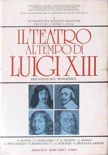 Il teatro ai tempi di Luigi XIII.