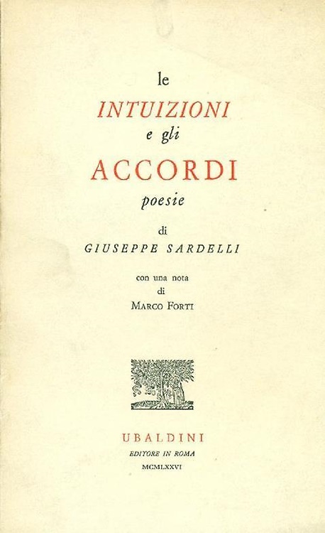 Le intuizioni e gli accordi, poesie.