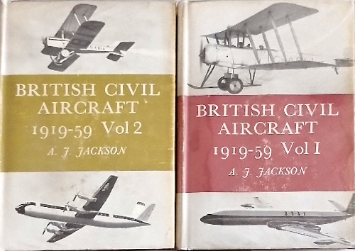 British civil aircraft 1919-1959. Vol.I e II.