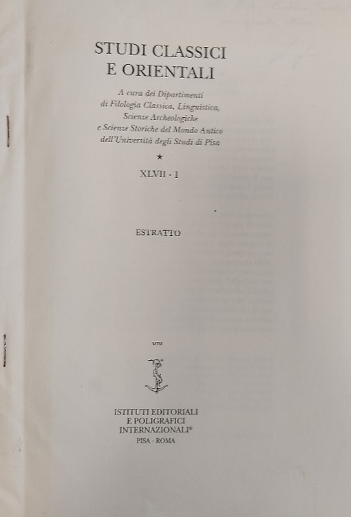 La legislazione tribunizia di Publio Clodio Pulcro (58 A.C.) e la ricerca del co
