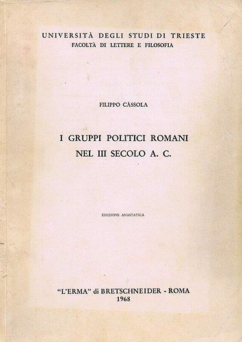 9788870621839-I gruppi politici romani nel III secolo A.C.