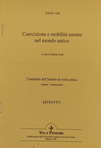Emigrazioni forzate e divieti di ritorno nella colonizzazione greca dei secoli V