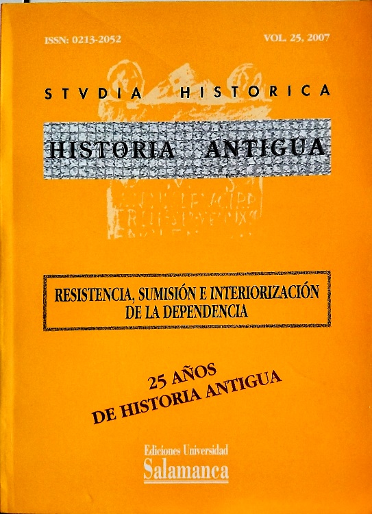 Resistencia, sumision e interiorizacion de la dipendencia. Studia Historica. His