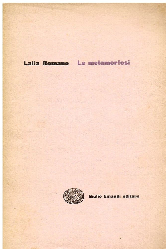Le metamorfosi.