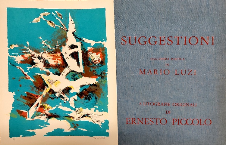 Suggestioni dall'opera poetica di Mario Luzi. 8 Litografie originali di Ernesto