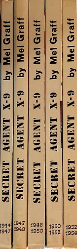 Secret Agent X-9. Lotto di 5 volumi.