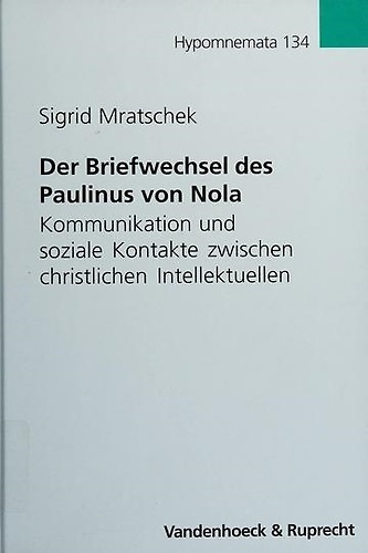 9783525252321-Der Briefwechsel des Paulinus von Nola.