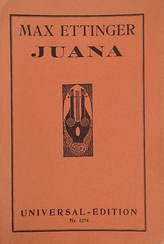 Juana. Oper in einem Aufzug.