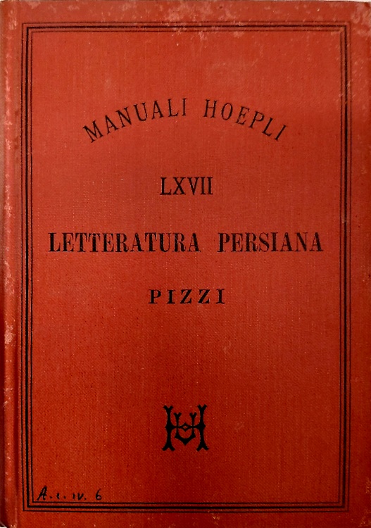 Manuale di letteratura persiana.