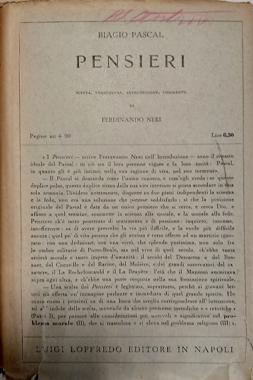 Pensiero.