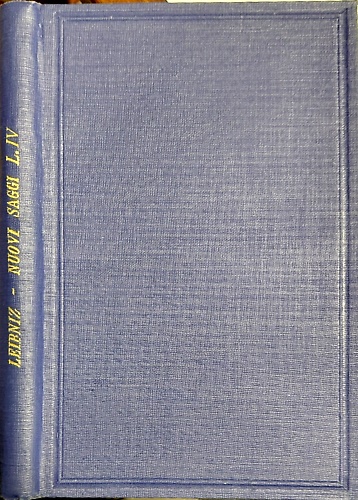 Nuovi saggi. Prefazione e Libro quarto.