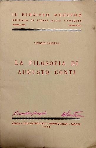 La filosofia di Augusto Conti.