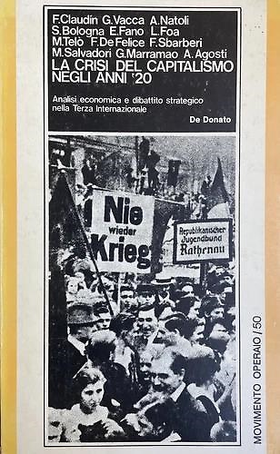 La crisi del capitalismo negli anni '20.