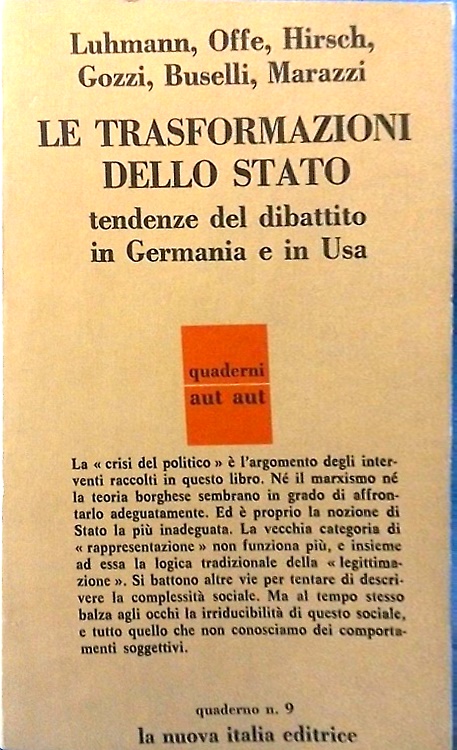 Le trasformazioni dello stato.