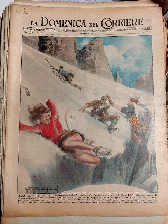 La Domenica del Corriere. Lotto costituito da 129 numeri vari: