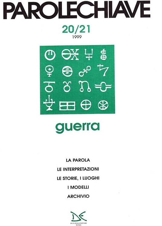 9788879896078-Parolechiave vol. 20-21: Guerra.