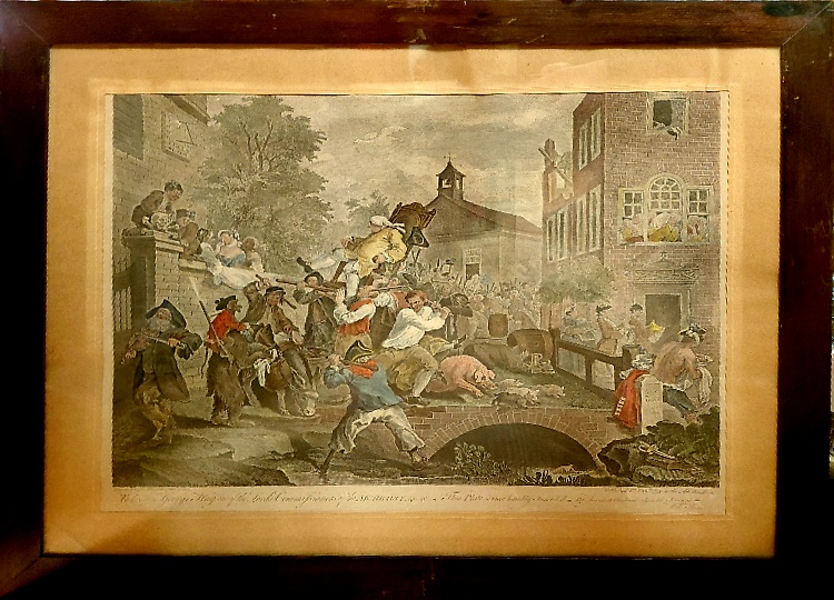 Election Series,  Plate IV:  Chairing the Members,