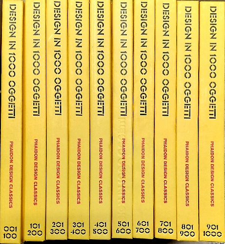 Design in 1000 oggetti. Phaidon Design Classics.