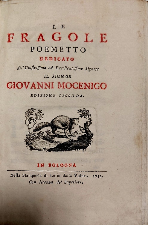 Le fragole. Poemetto.