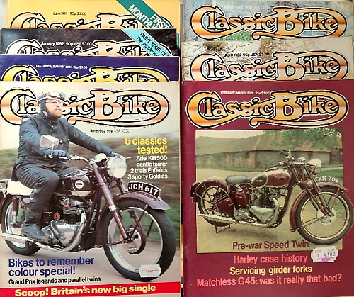 Classic Bike. Lotto di 7 fascicoli.