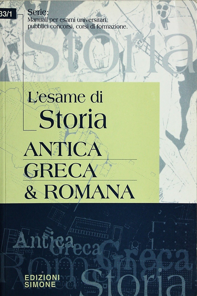 9788824495301-L'esame di storia antica greca e romana.