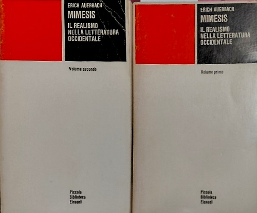 Mimesis. Il realismo nella letteratura occidentale.