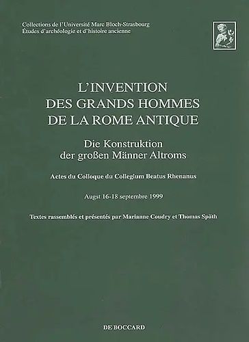 9782701801452-L'invention des grandes hommes de la Rome antique.
