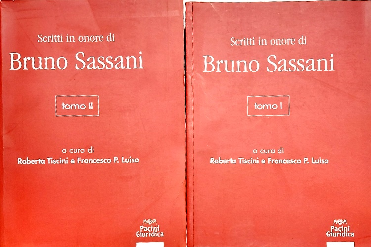 9788833794617-Scritti in onore di Bruno Sassani.