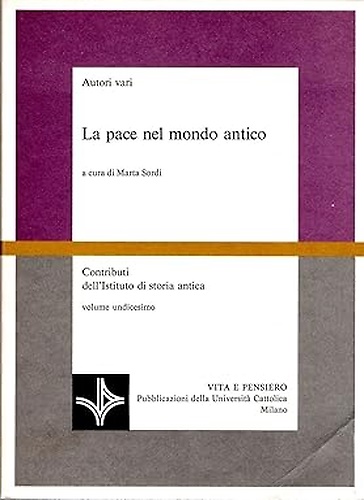 9788834303368-La pace nel mondo antico.