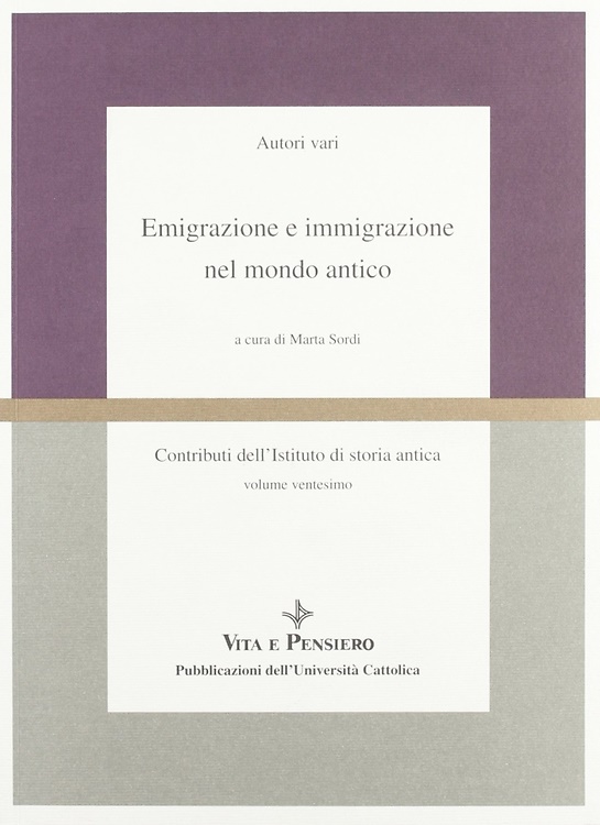 9788834303597-Emigrazione e immigrazione nel mondo antico.