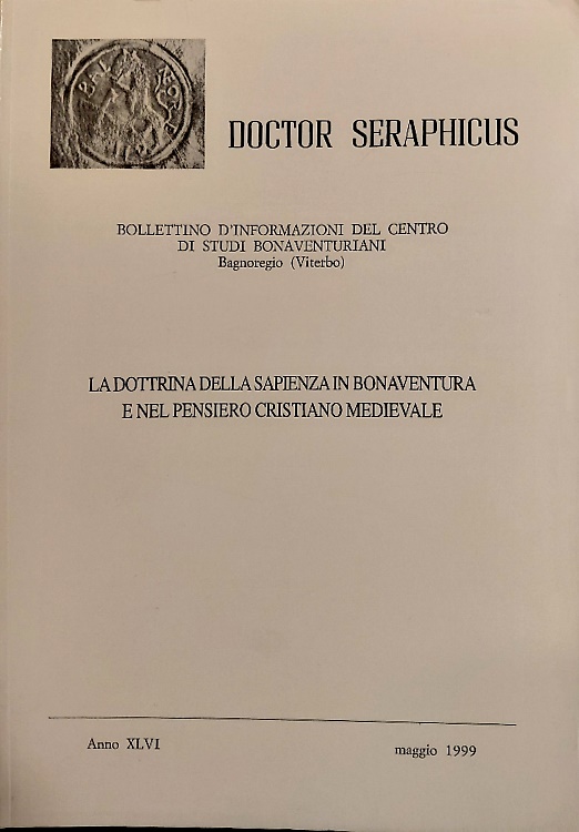 La dottrina della sapienza in Bonaventura e nel pensiero cristiano Medievale.