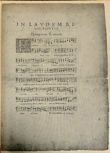 Kronborg motetterne : tilegnet Frederik II og Dronning Sophie 1582.