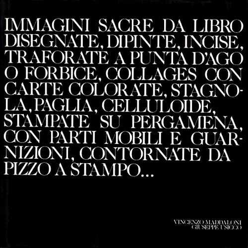 Immagini sacre da libro disegnate, dipinte, incise, traforate a punta d'ago o fo