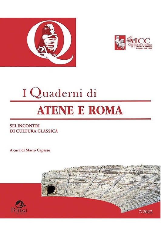 9788867608270-I Quaderni di Atene e Roma 7/2022. Sei incontri di cultura classica.