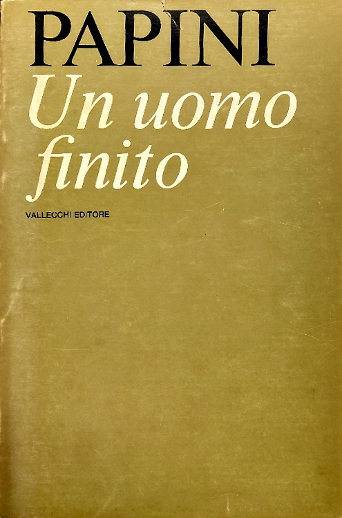 Un uomo finito.