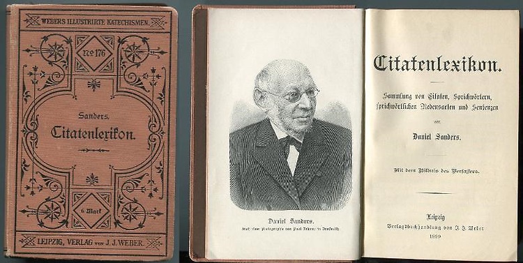 Citatenlexikon. Sammlung von Citaten, Sprichwörtern, sprichwörtlichen Redensarte