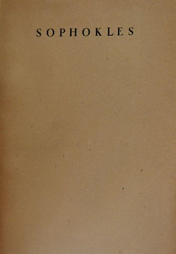 Sophokles.