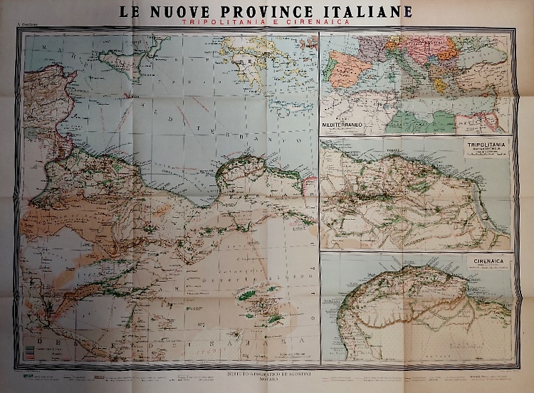 Le nuove province italiane. Tripolitania e Cirenaica.