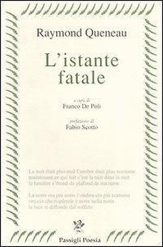 L'istante fatale : poesie.