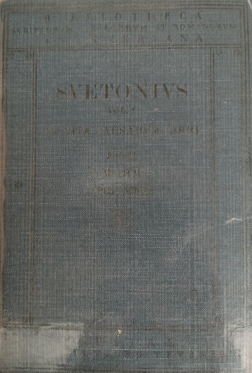 C. Svetoni Tranquilli Opera. Vol. 1: De Vita Ceasarvm, Libri VIII.