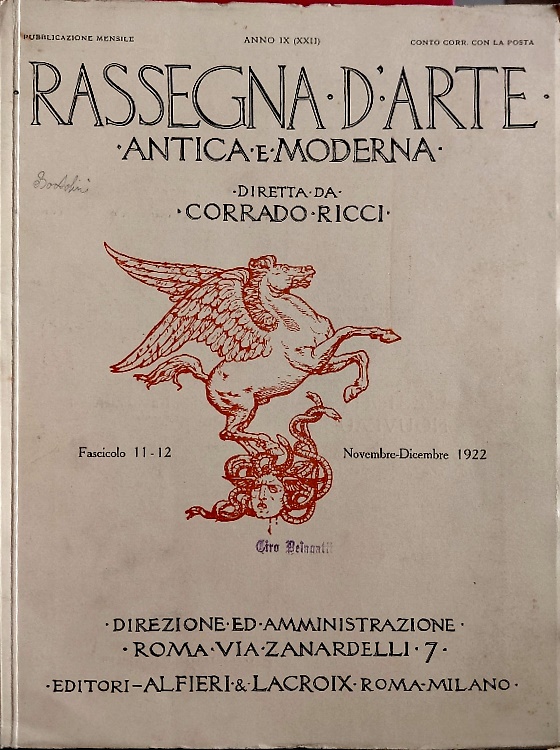 Rassegna d'arte antica e moderna.