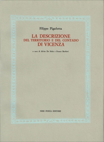 9788873053255-La descrizione del territorio e del contado di Vicenza.