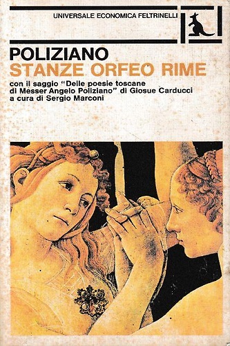 Stanze, Orfeo, Rime.