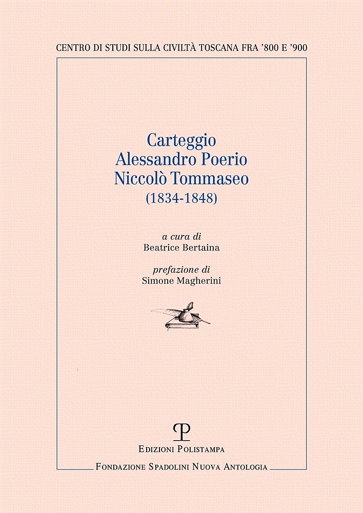 9788859624615-Carteggio Alessandro Poerio- Niccolò Tommaseo (1834-1848).