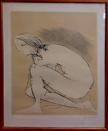 Ugo Capocchini. Nudo Piegato.