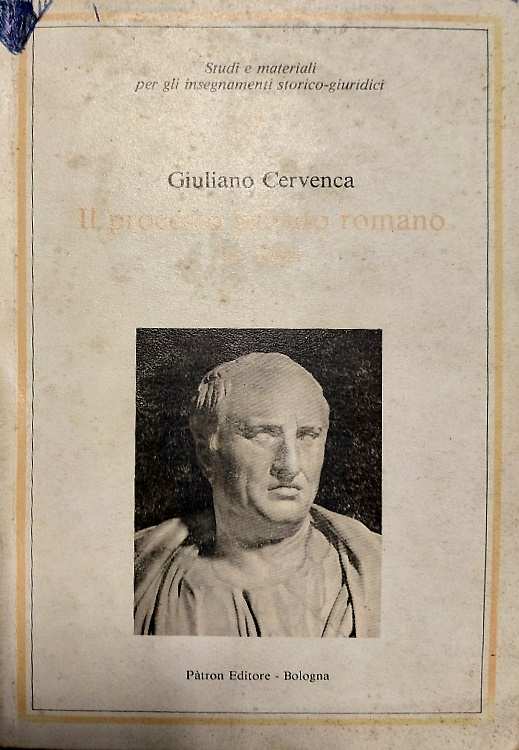 9788855518529-Il processo privato romano. Le fonti.