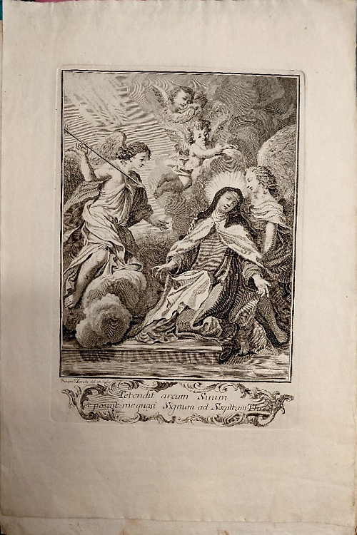 Tetendit arcum suum et posuit me quasi signum ad Sagittam. 