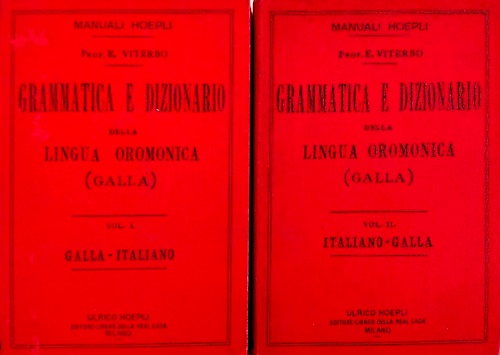 Grammatica e dizionario della lingua oromonica (Galla). Vol. I. Galla-italiano;