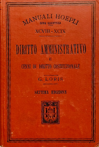 Diritto amministrativo e cenni di diritto costituzionale.