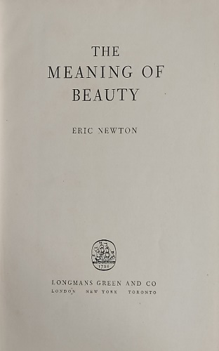 The Meaning of Beauty.
